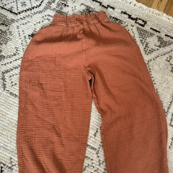 MARINE LAYER | Corinne Wide Leg Pant in Burnt Siena / Sise S - Picture 10 of 11